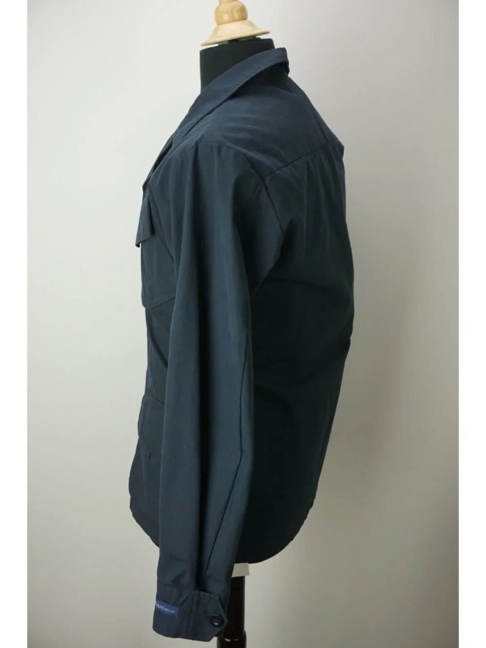 Polo Ralph Lauren Navy Blue Utility Jacket Coat Rip Stop Sz 38S BRAND NEW